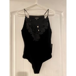Black Velvet Bodysuit